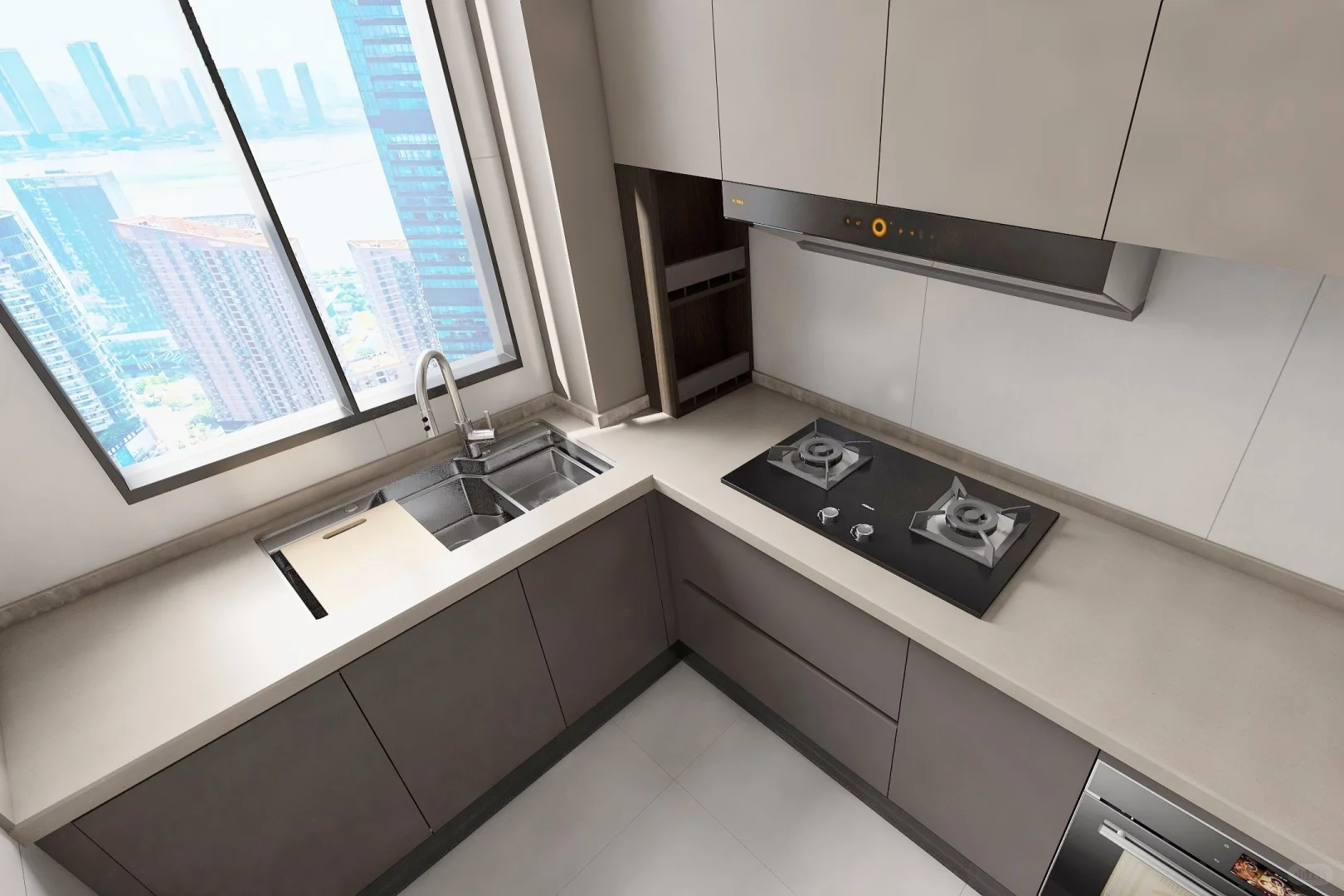 多伦定制丨锦绣豪庭,123平,意式极简!