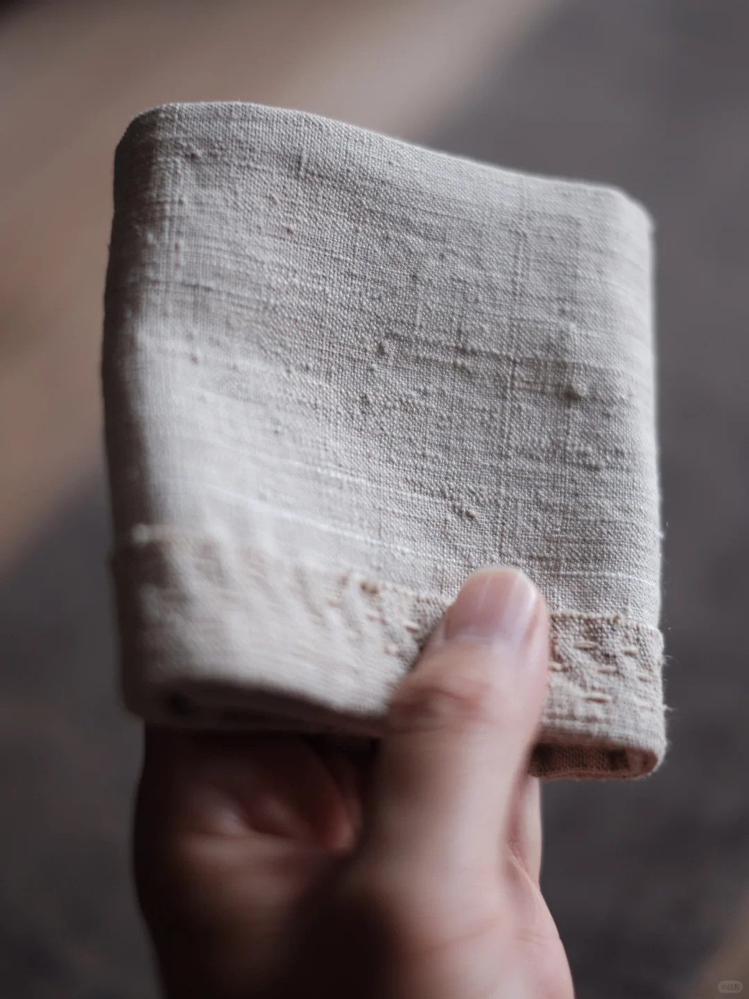 野生柞蚕丝拼布茶巾