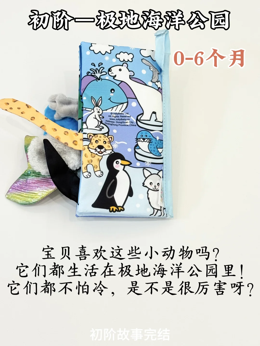 抄作业❗jollybaby冰川布书0～3岁这么读❗