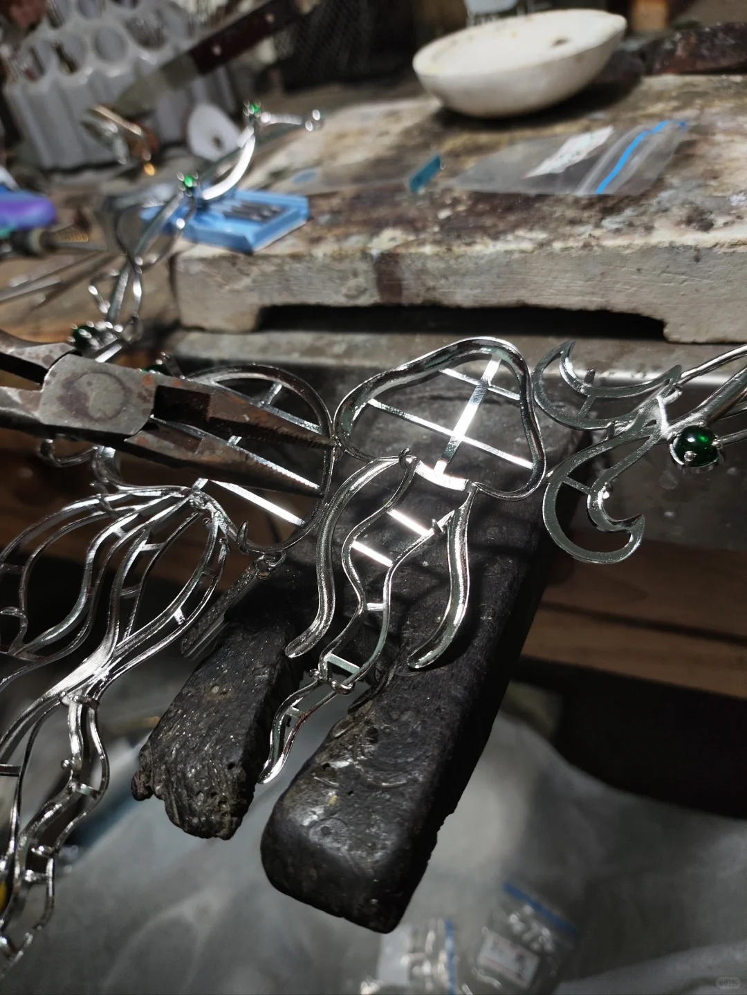 树脂金属综合材料左滑看实物！