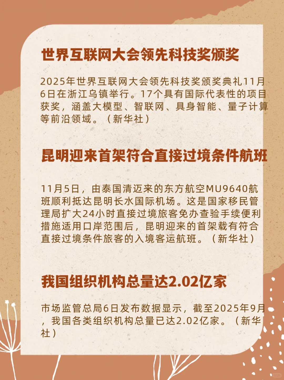 每日时政11月7日?