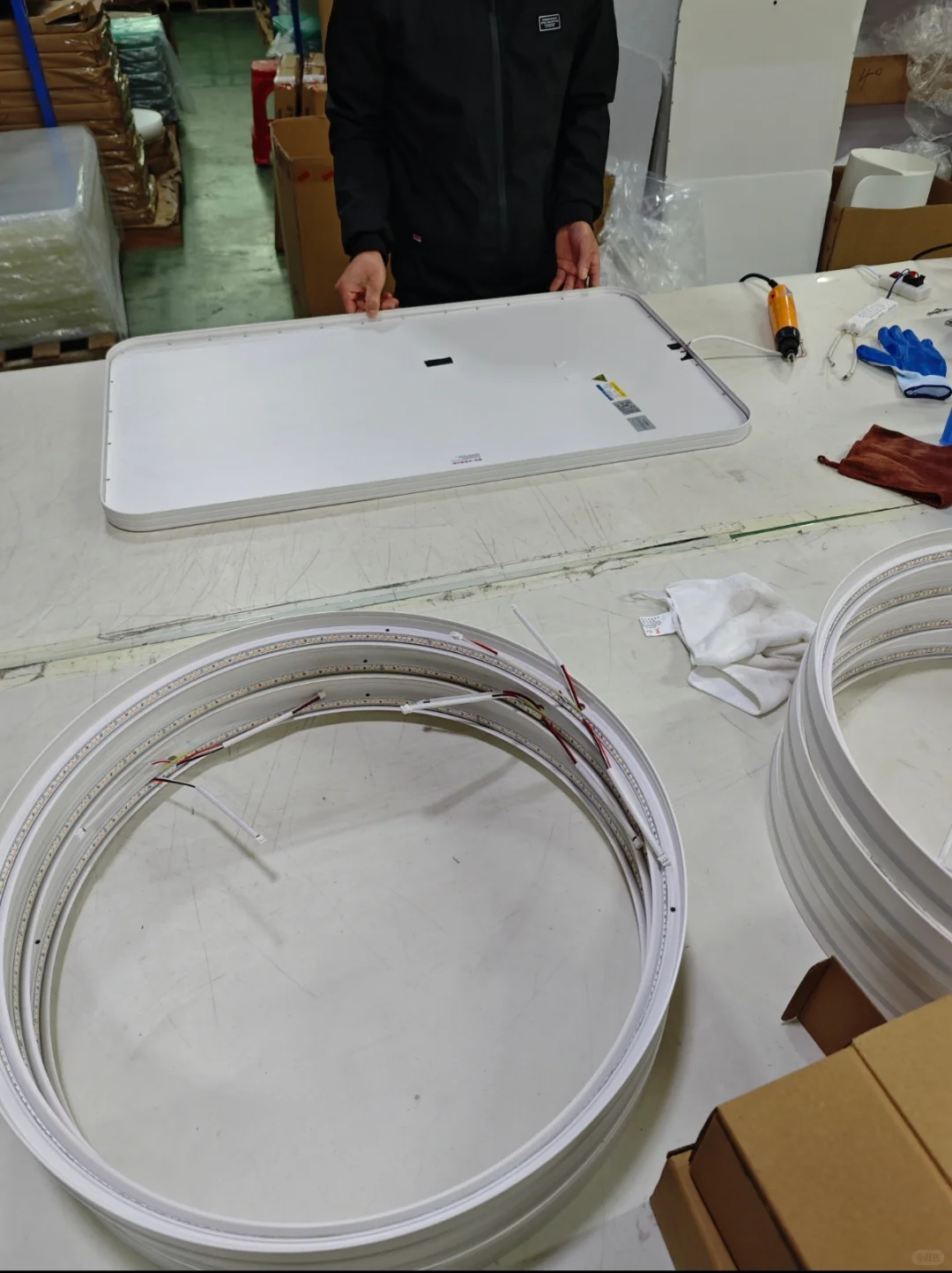 古镇探厂，手搓中山灯具