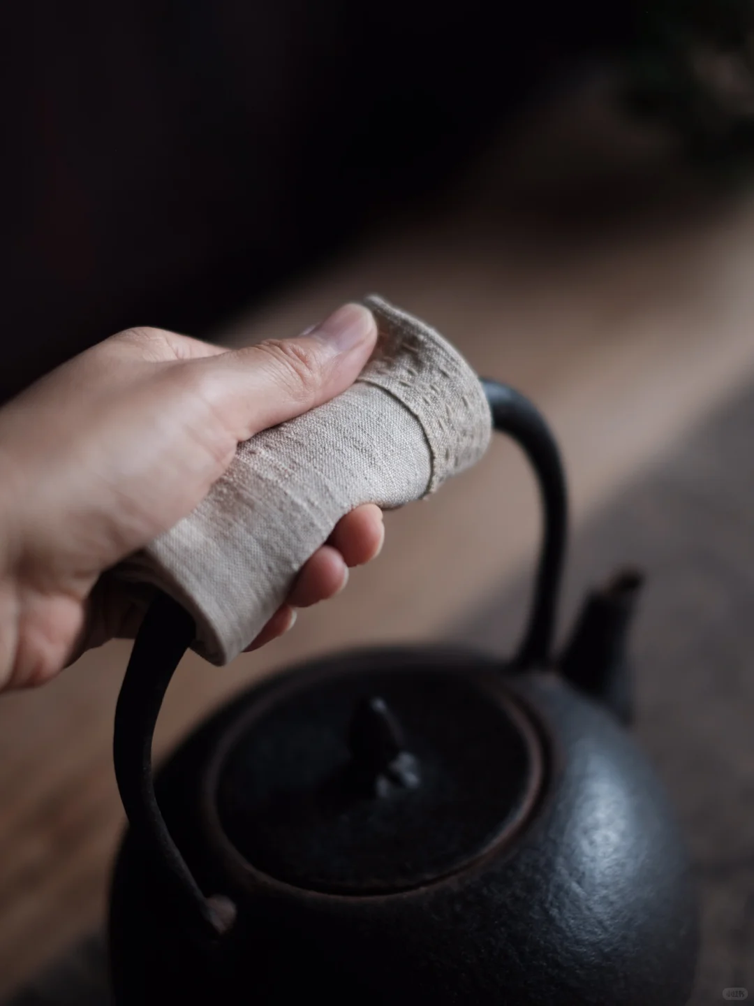 野生柞蚕丝拼布茶巾