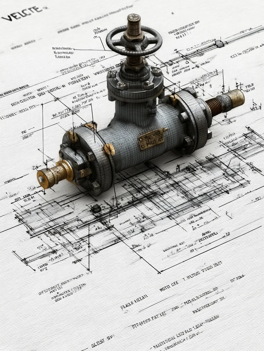 工业闸阀 设计手稿