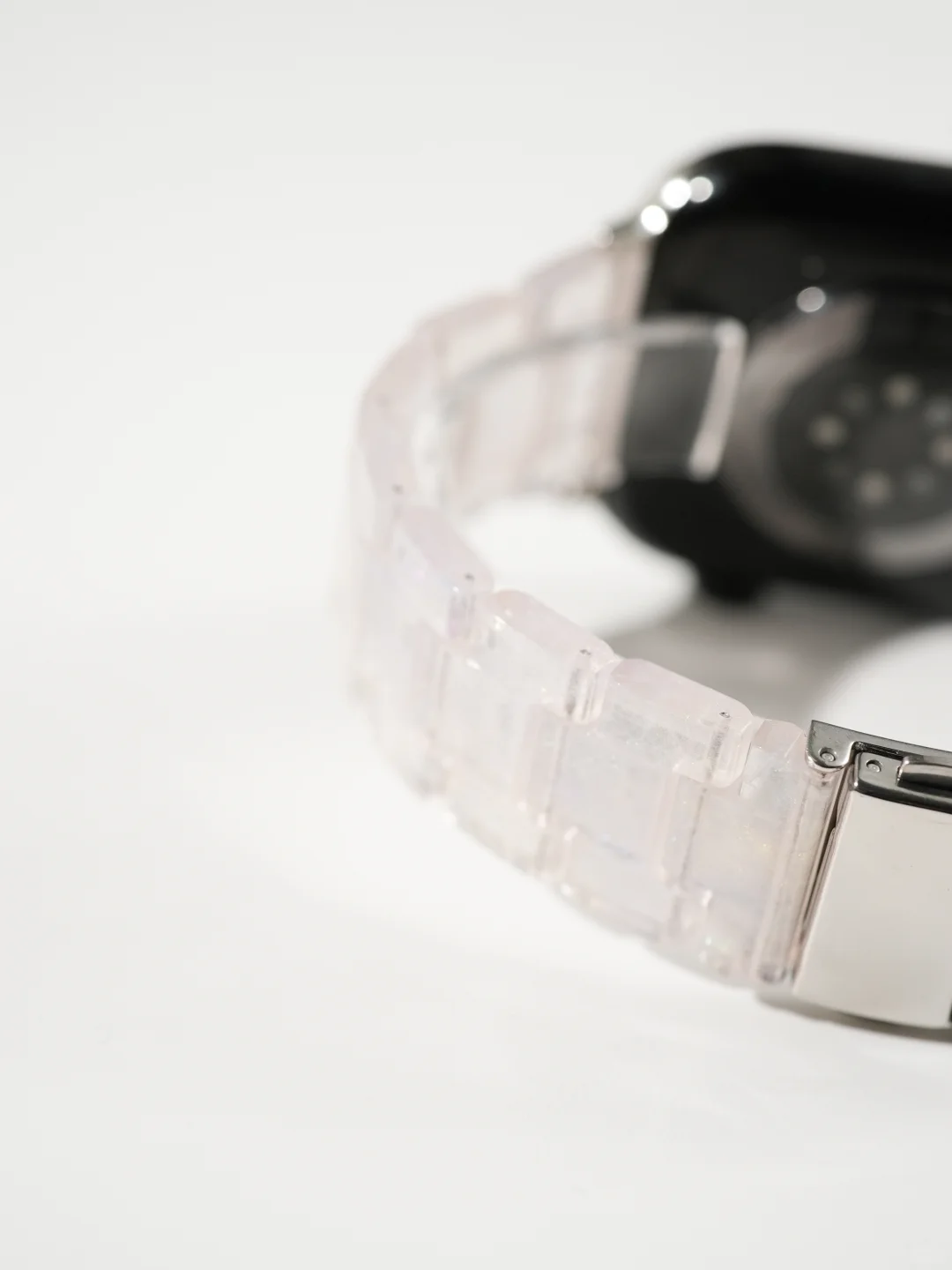 鎏金镶嵌 ✨透明树脂小众款表带 美到失语