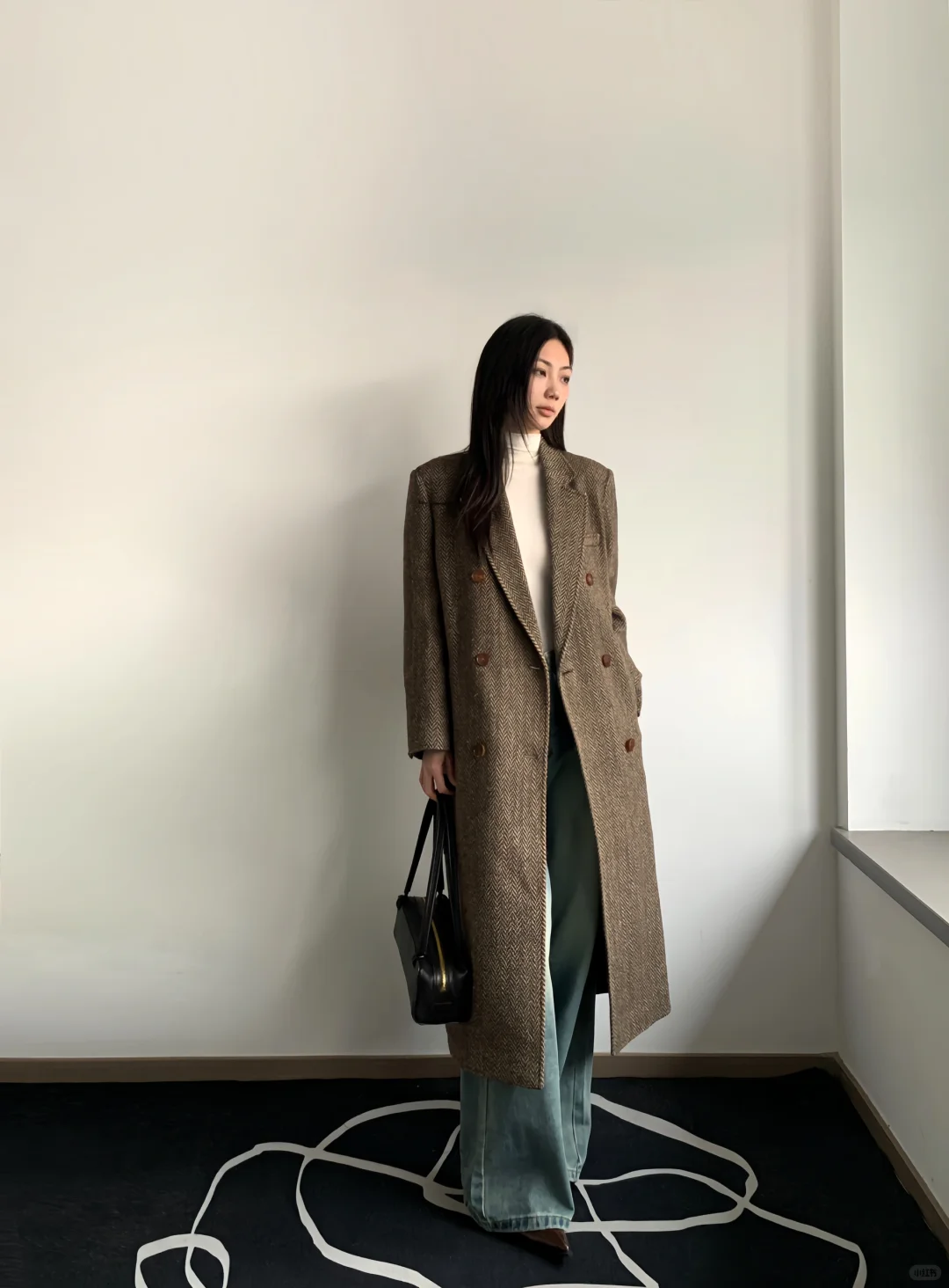 姐系氛围感｜高级allgrey驼色大衣穿搭合集