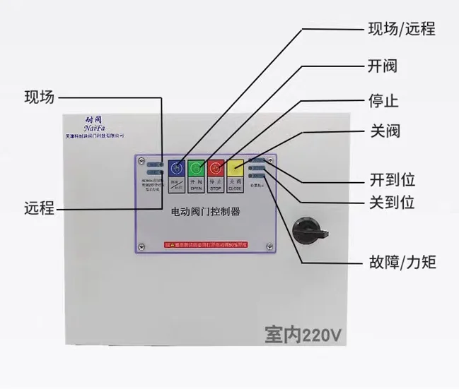 消防系统电动阀结构电气图