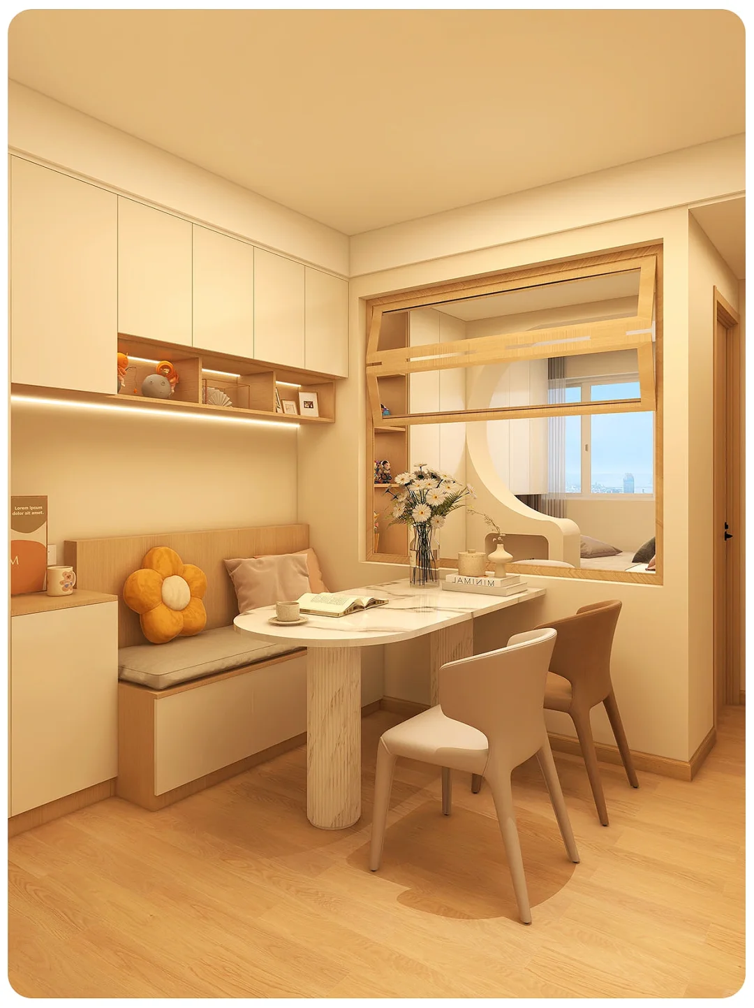 42m²小户型?|“1室1厅爆改2室1厅”‼️泰裤辣~