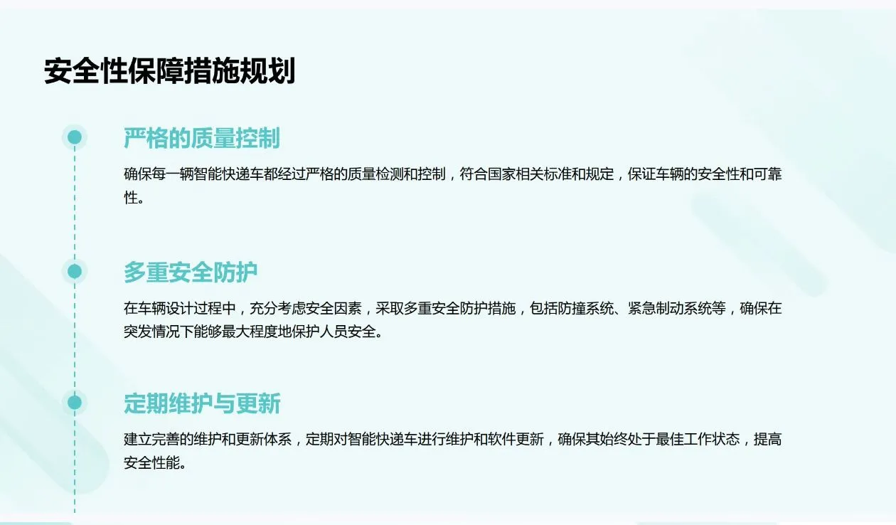 《智能快递车创业计划书》Word➕PPT