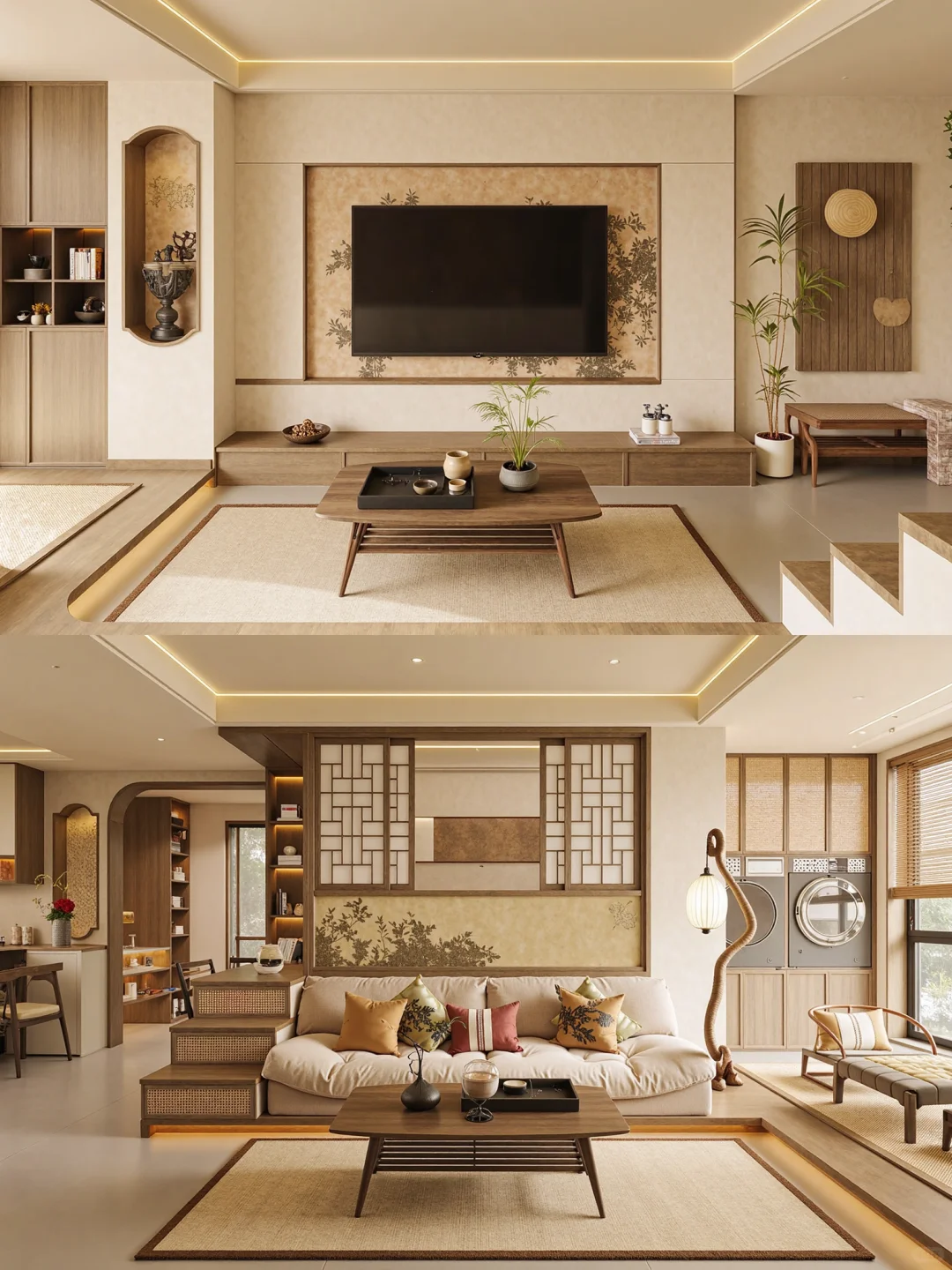 ?被业主狂夸的宋式新家！一房三用到极致