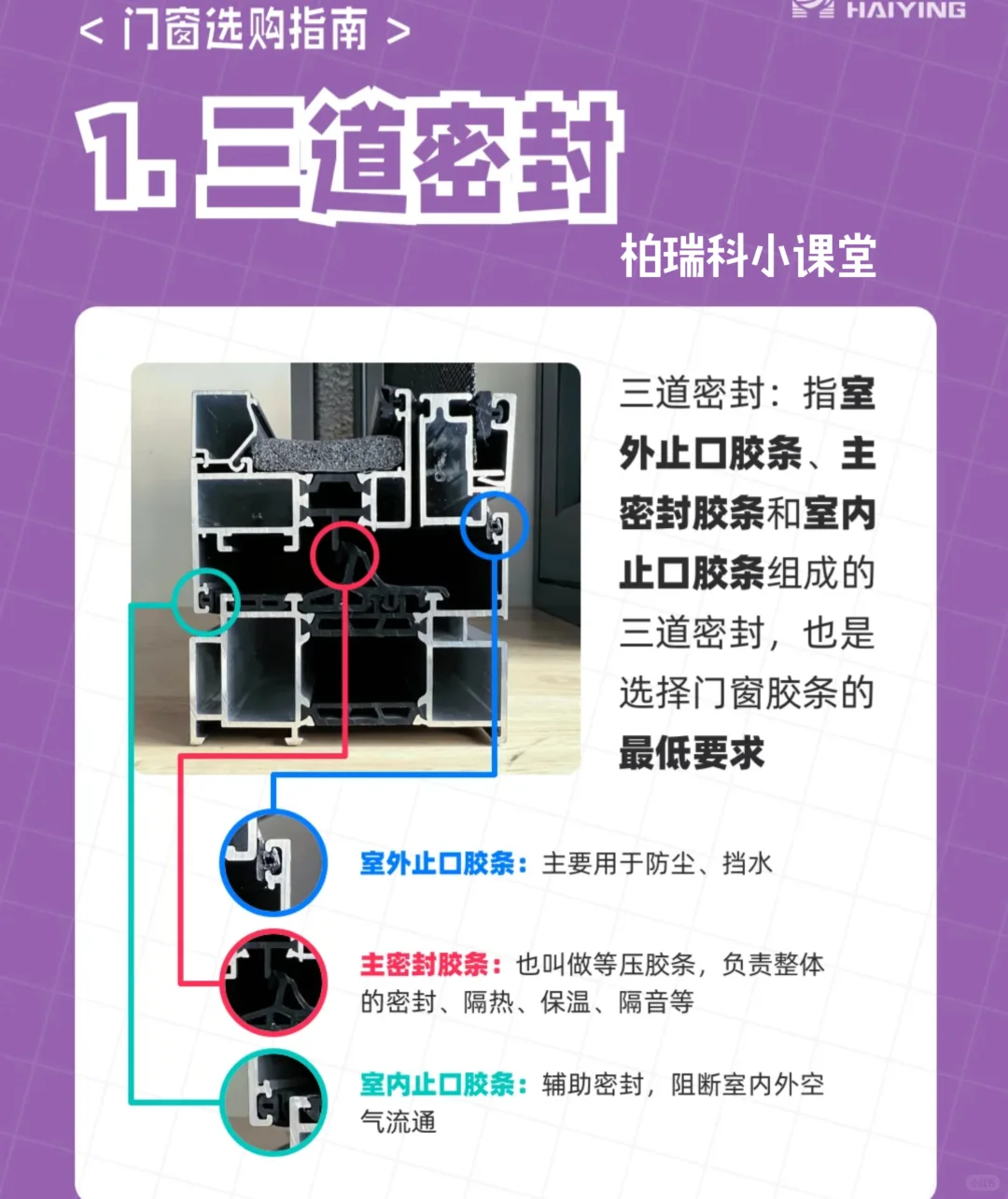 猫窗密封条怎么选？小课堂来啦