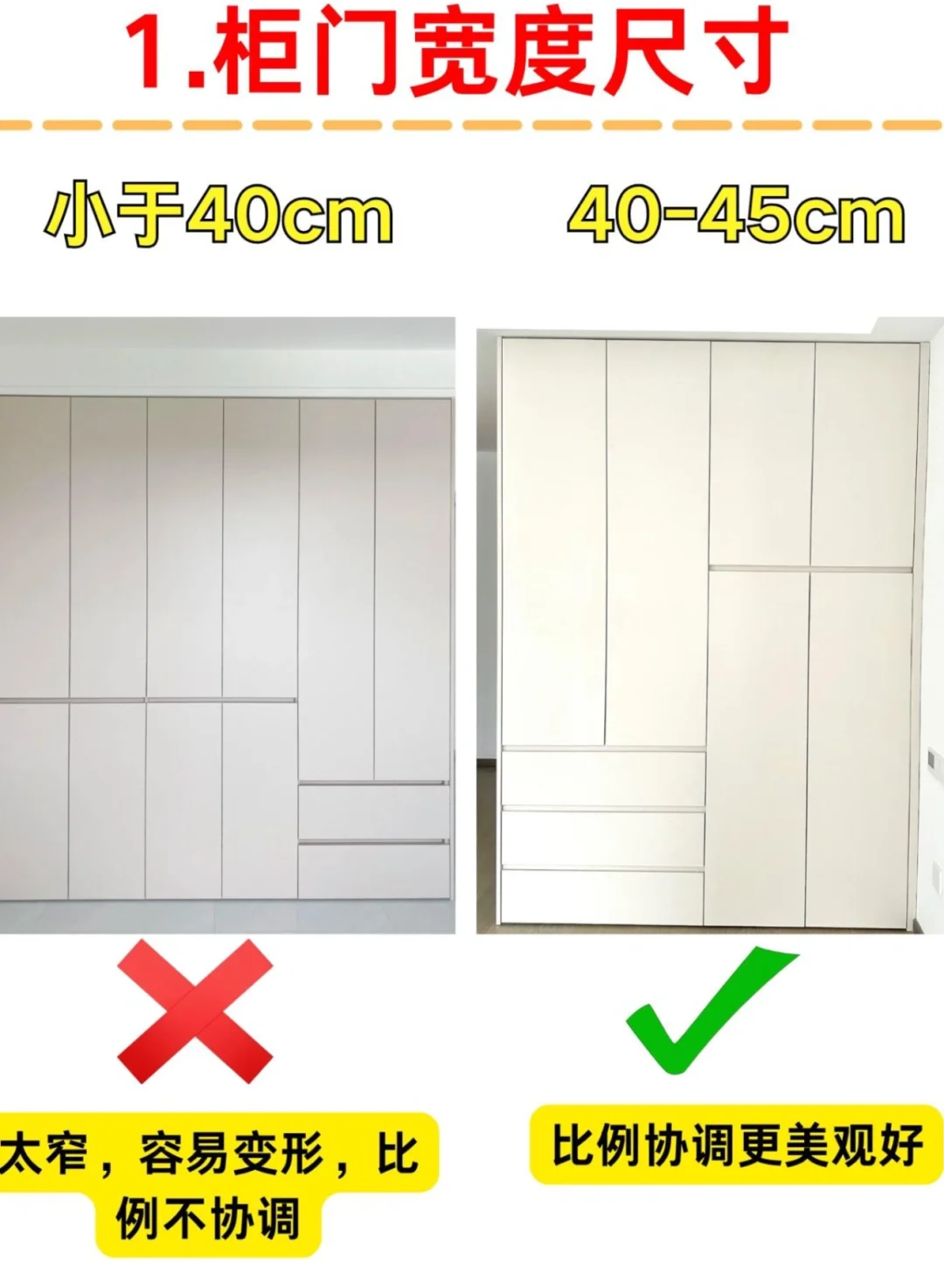 全屋定制一定要记住这9个黄金尺寸！