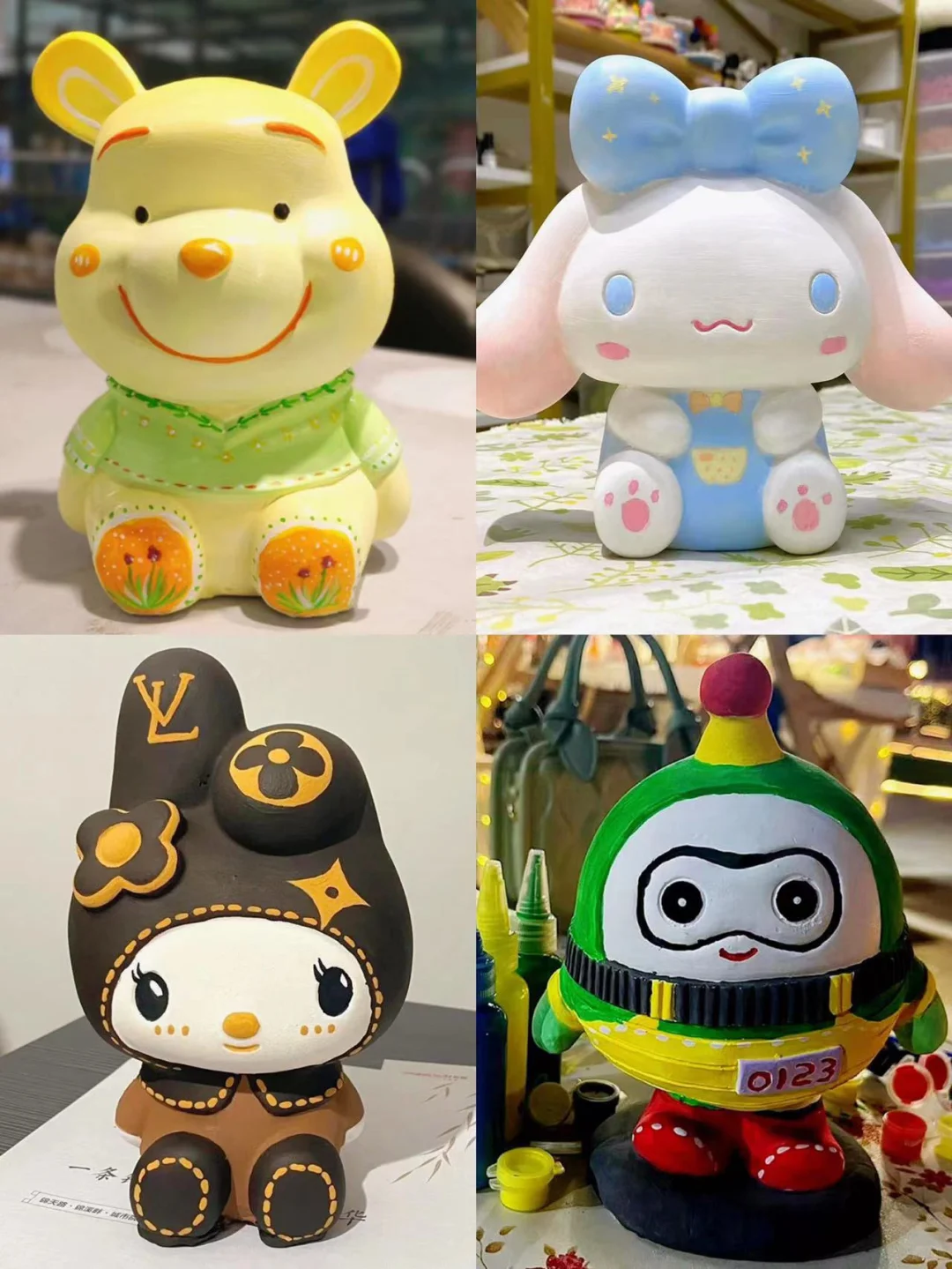 下次见面一起来画石膏娃娃叭?