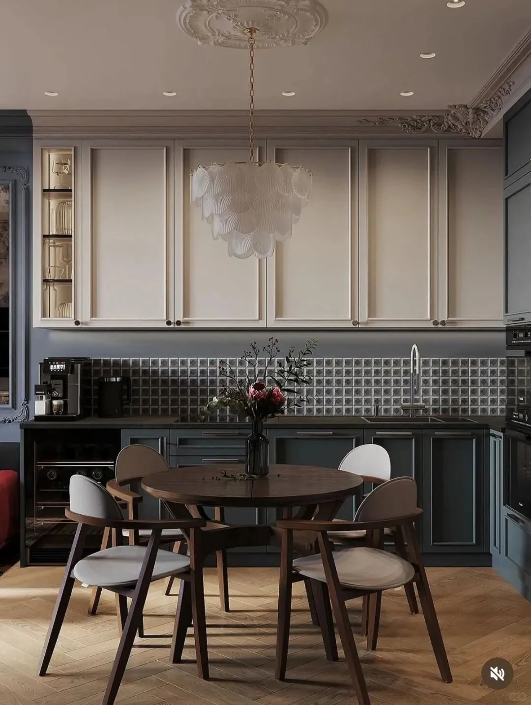 泓扬蔚来|运城?️门墙柜全屋定制——餐边柜