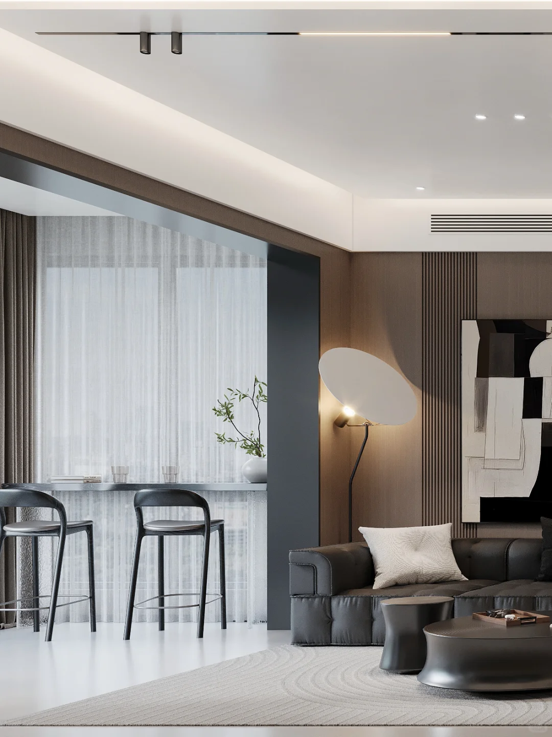 近期案例|中交滨海一家四口简约风的家