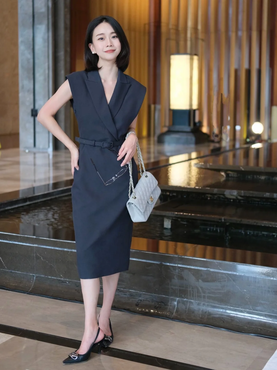 职场女博士OOTD丨气质西装裙 高智感拿捏