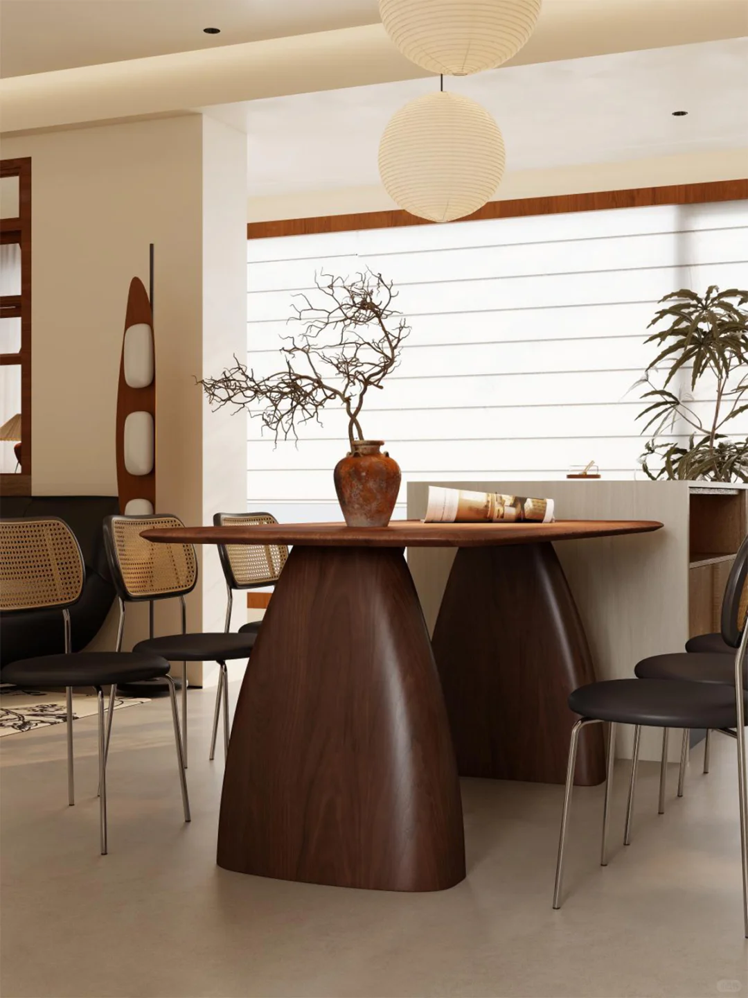 158㎡中古风+奶油色，拿捏复古电影感！