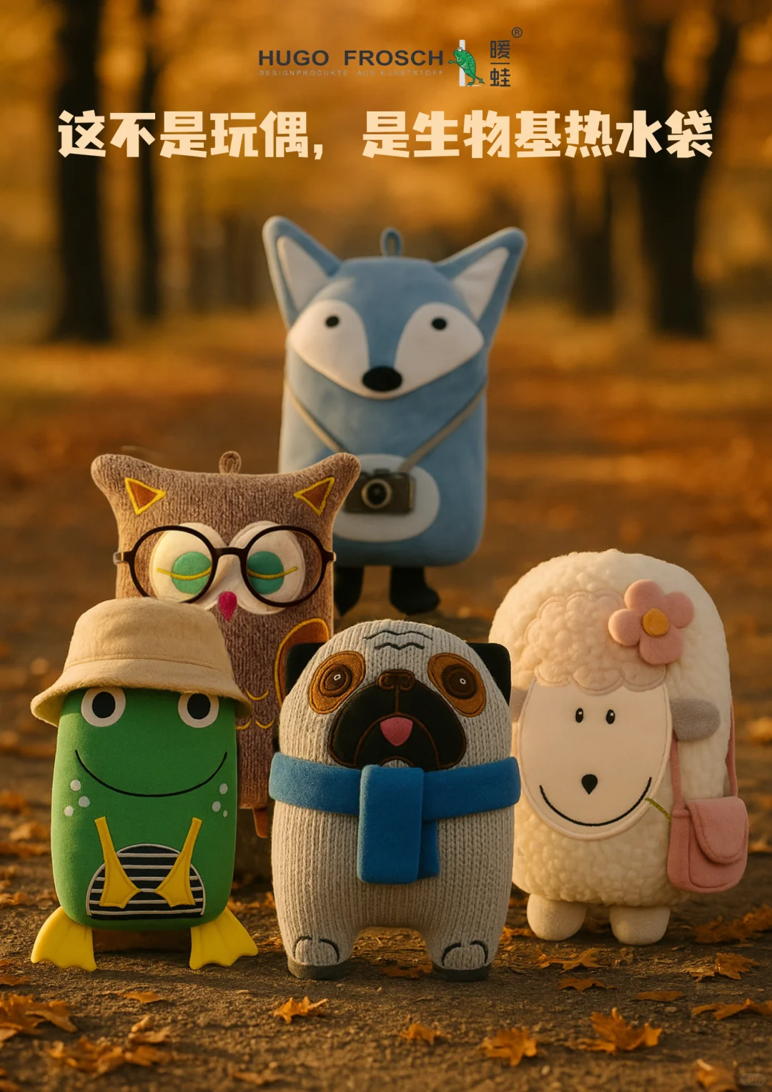 ?这 5 个动物，竟然是热水袋