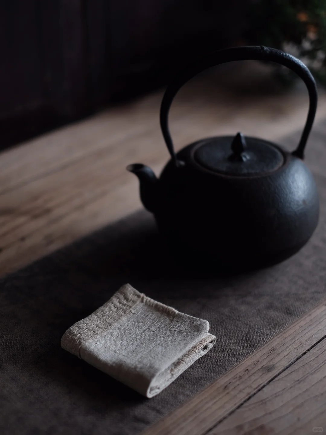 野生柞蚕丝拼布茶巾