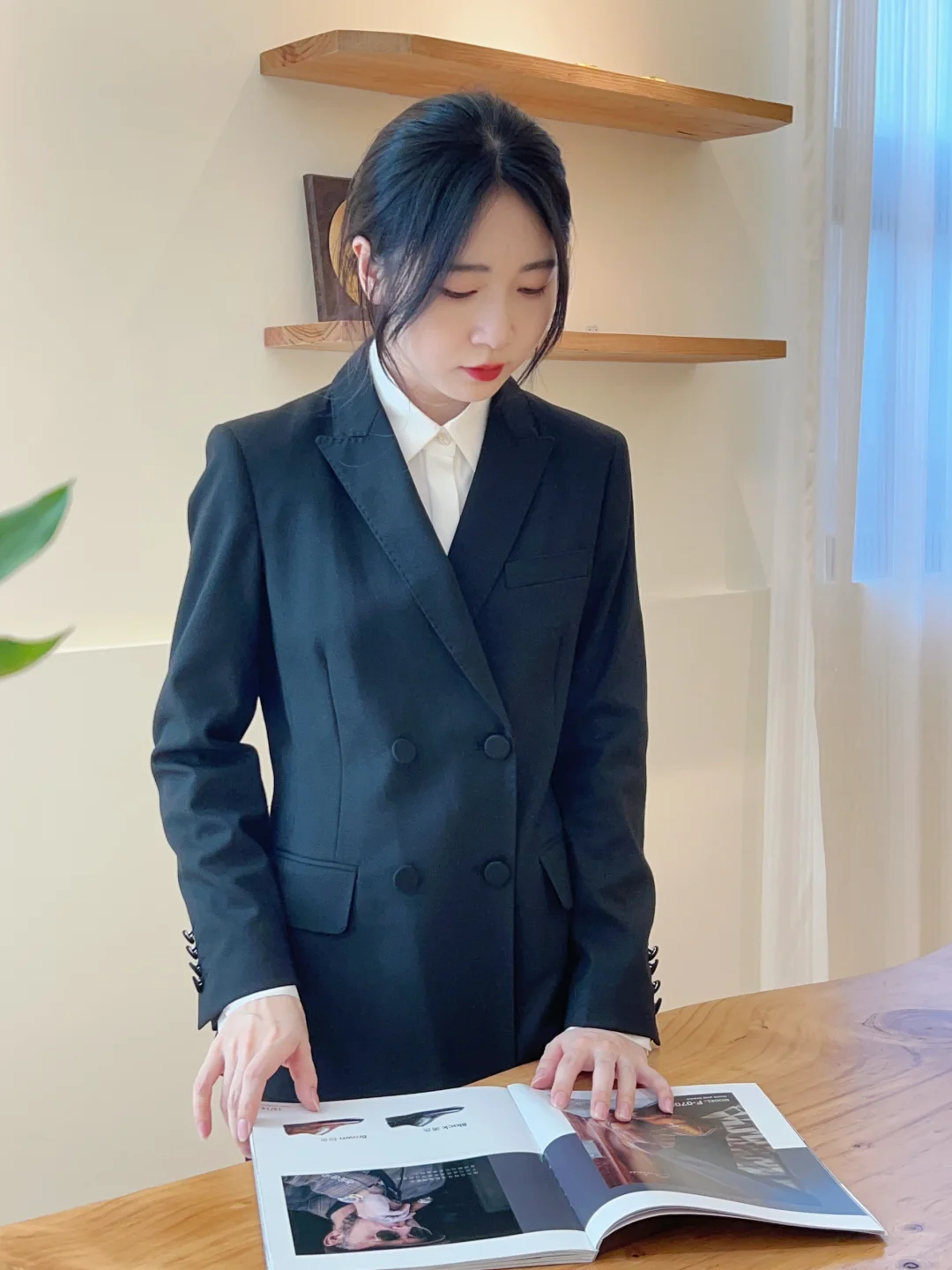 公务员体制内面试通勤的气质套装