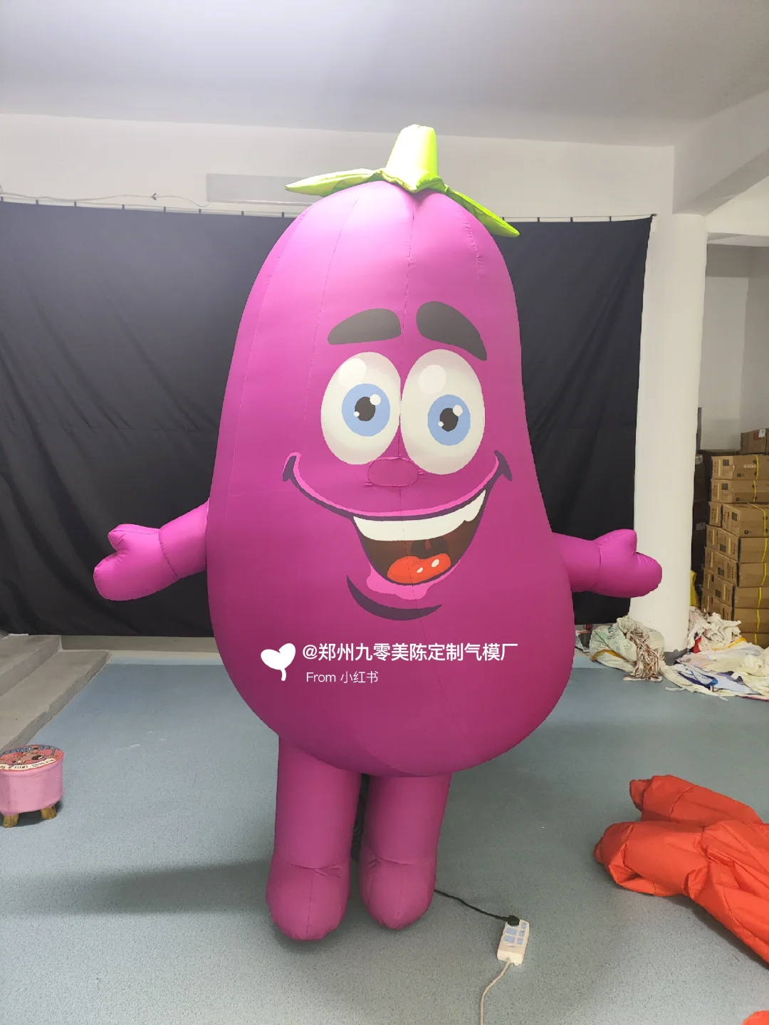 定制蔬菜水果卡通人偶气模，丰收节美陈必备