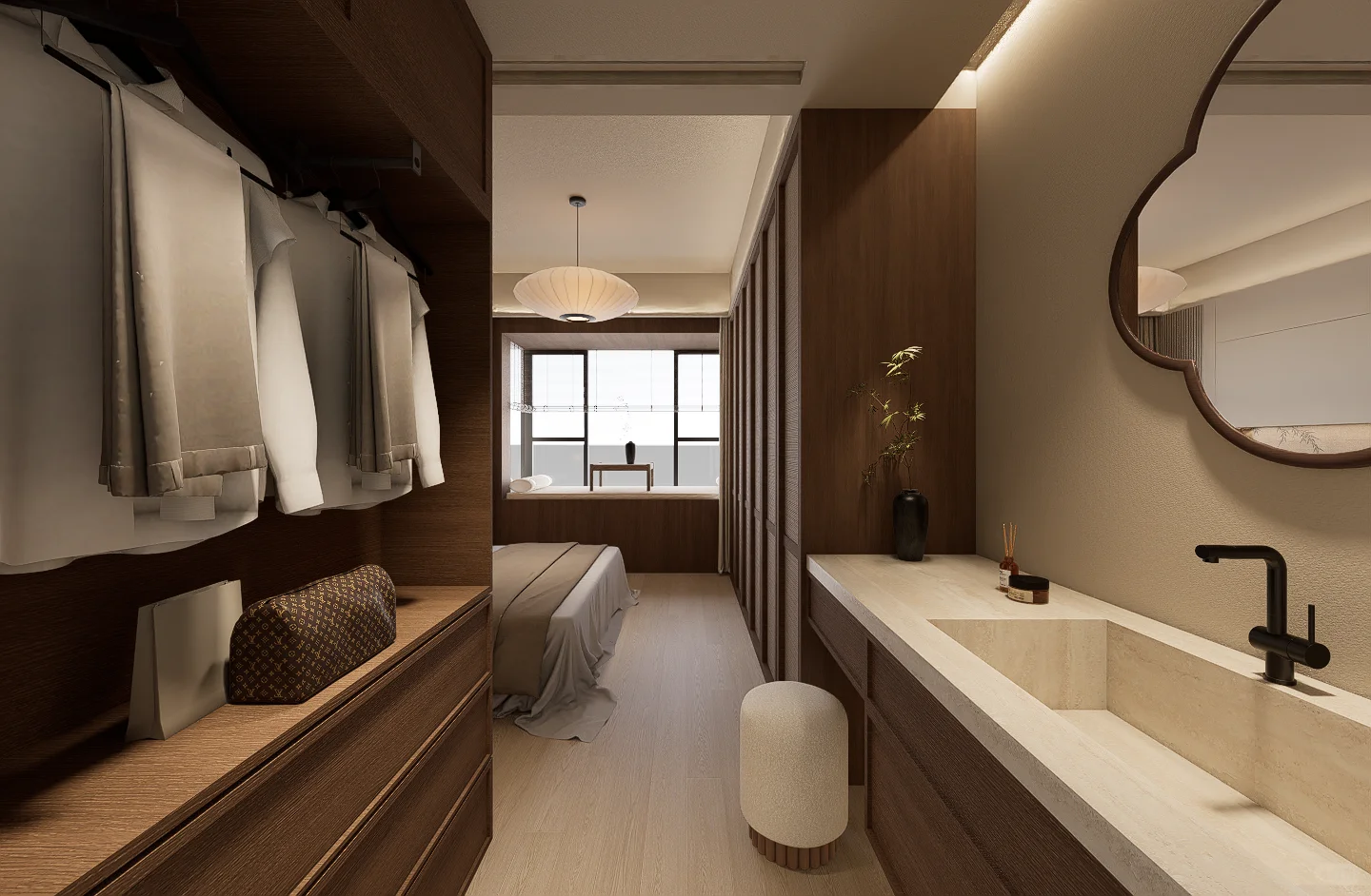 南昌|精装房改头换面宋式风格之家