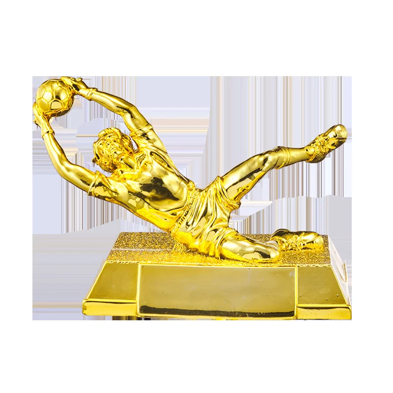 金手套奖杯足球守门员门将射手金球树脂奖杯