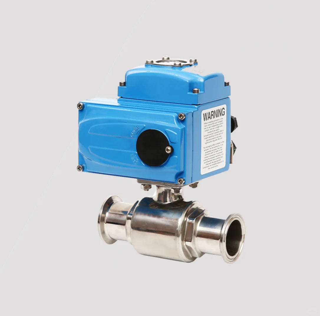 电动食品级球阀-上海盖球阀门