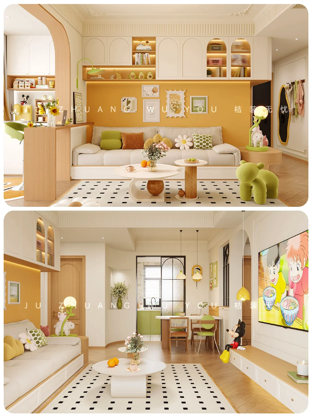 上海72m²地台沙发+复古风,✨被业主赞爆啦~