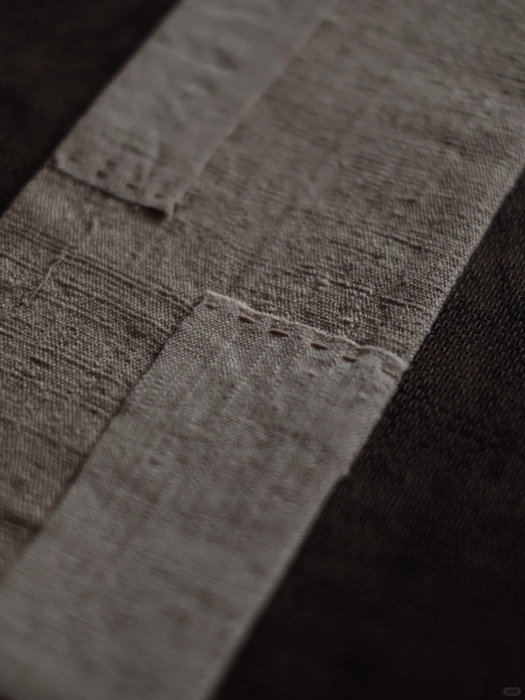 野生柞蚕丝拼布茶巾