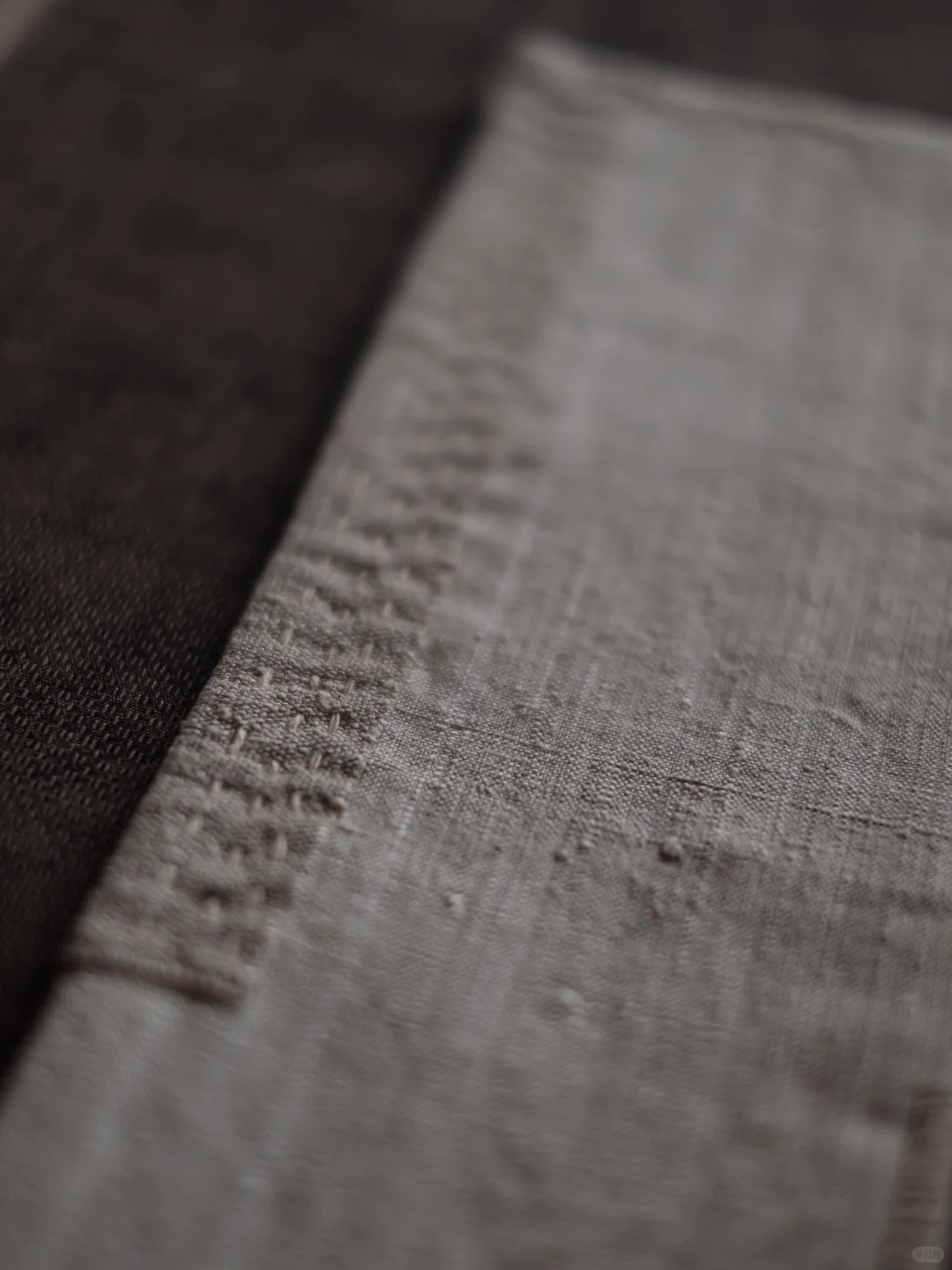 野生柞蚕丝拼布茶巾