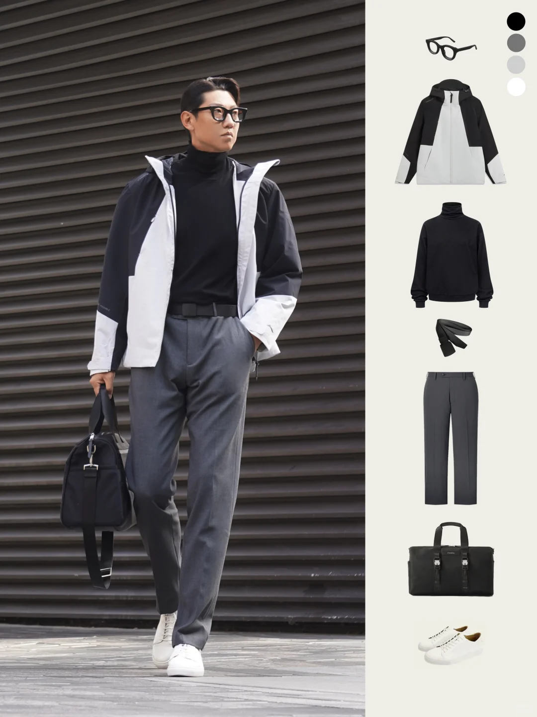 ??40+叔叔|一件冲锋衣?点亮一周穿搭