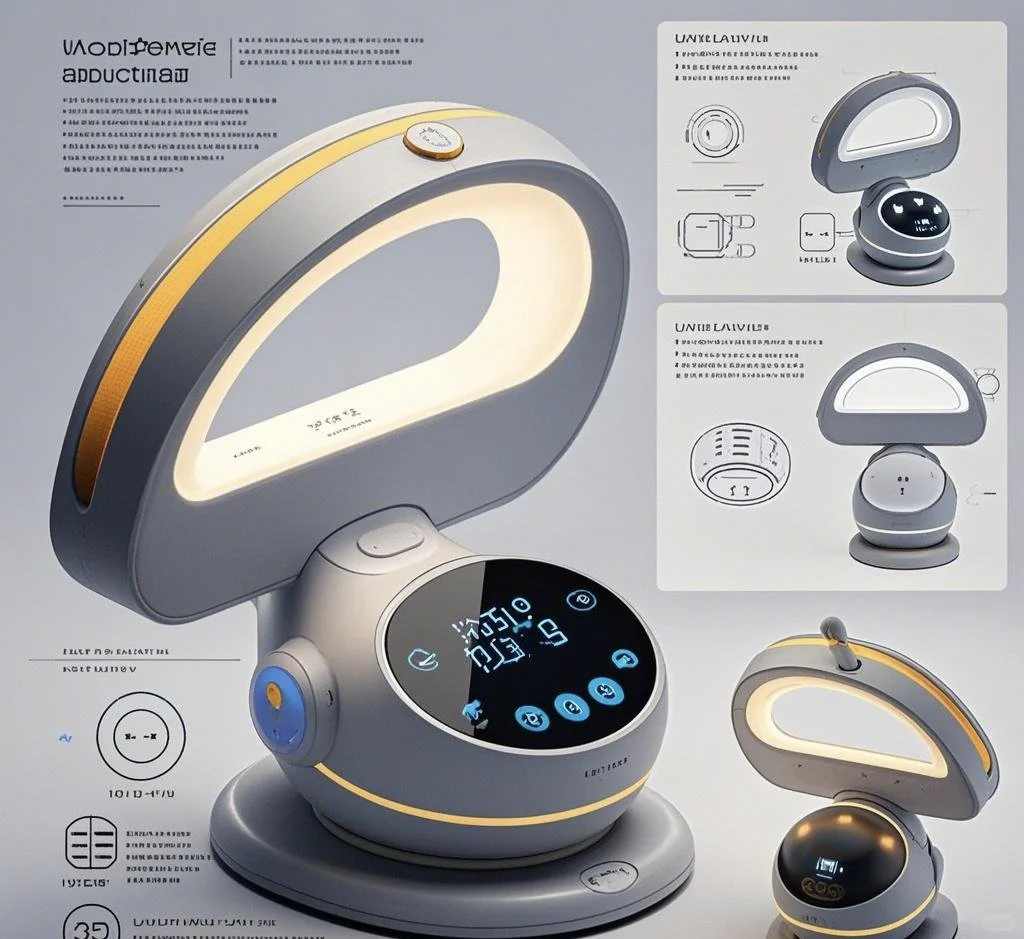 概念学习伴侣台灯:启明!你懂学习它懂你!