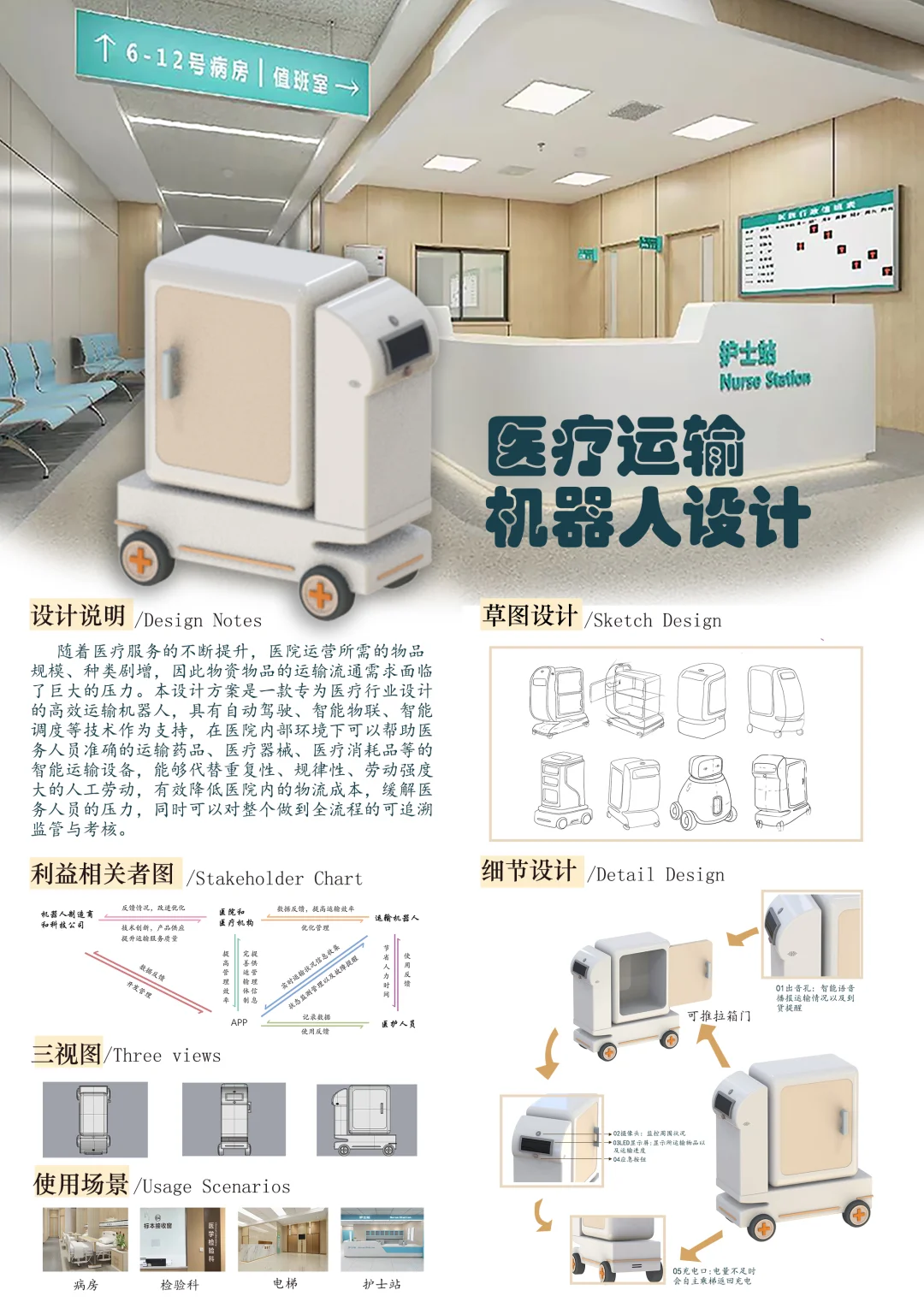 医疗运输机器人