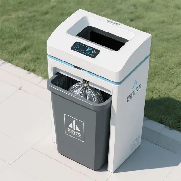 ?垃圾自动打包,这垃圾桶也太智能啦!