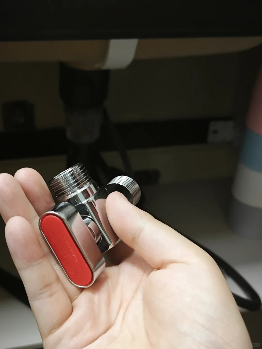 可恶的锌合金角阀！一次成功没断丝！