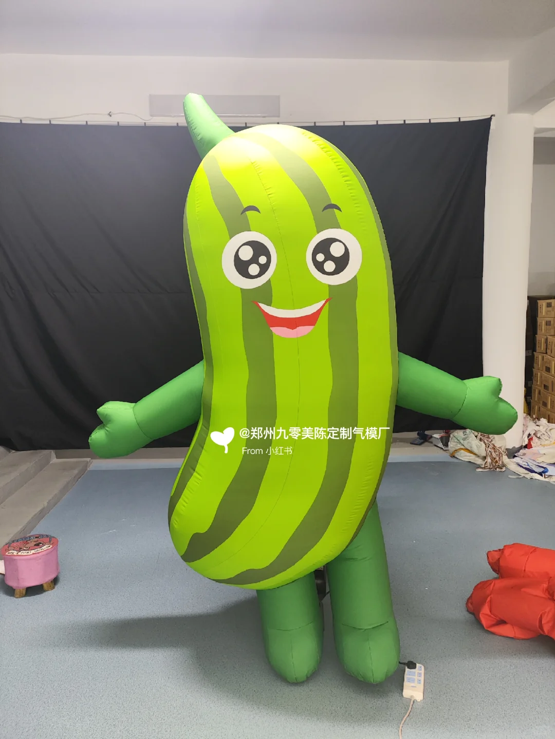 定制蔬菜水果卡通人偶气模，丰收节美陈必备