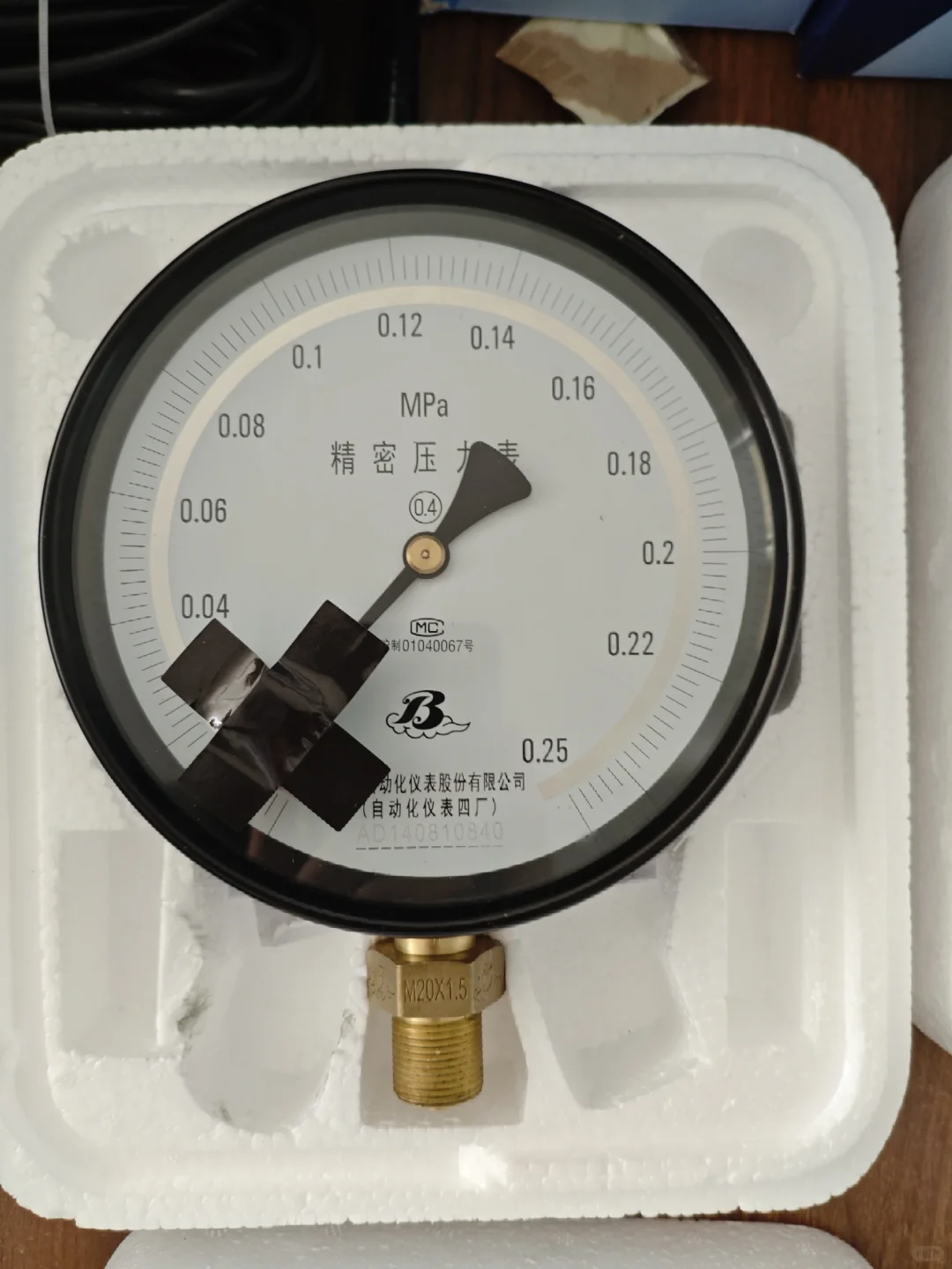 上海精益仪表压力表到货