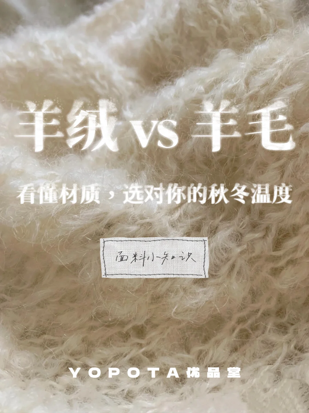 羊绒or羊毛?一篇就看懂!?