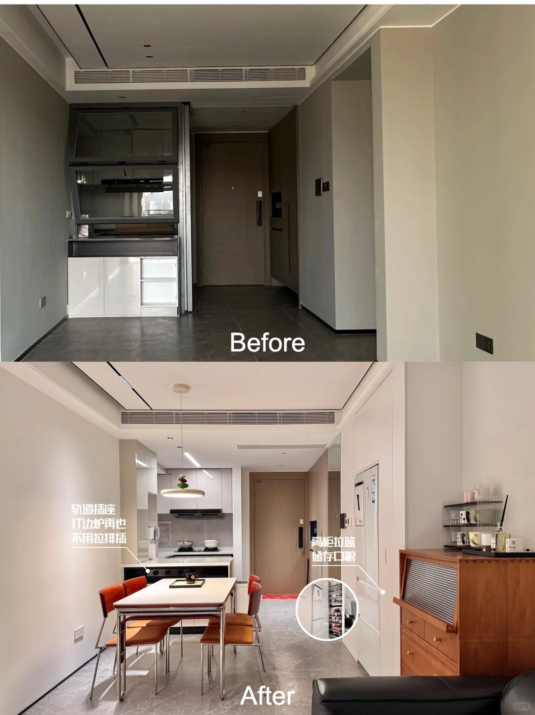 小户型改造范本!72㎡精装房的破局设计