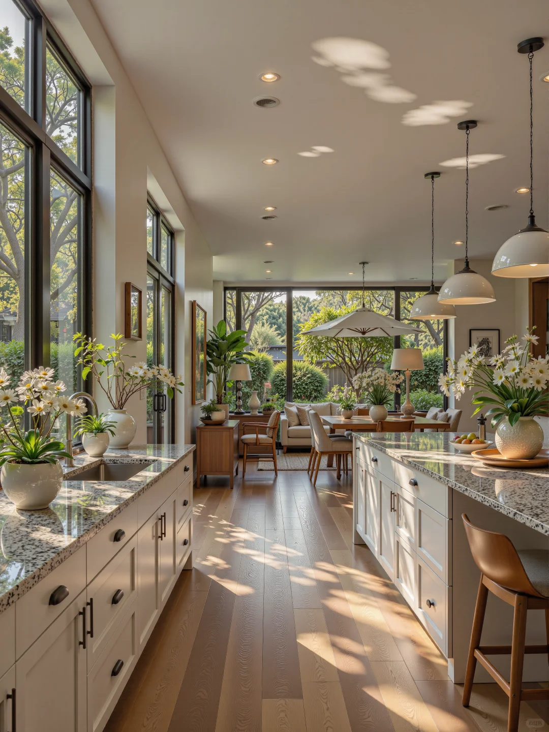 阳光洒进的客厅，太治愈了吧！