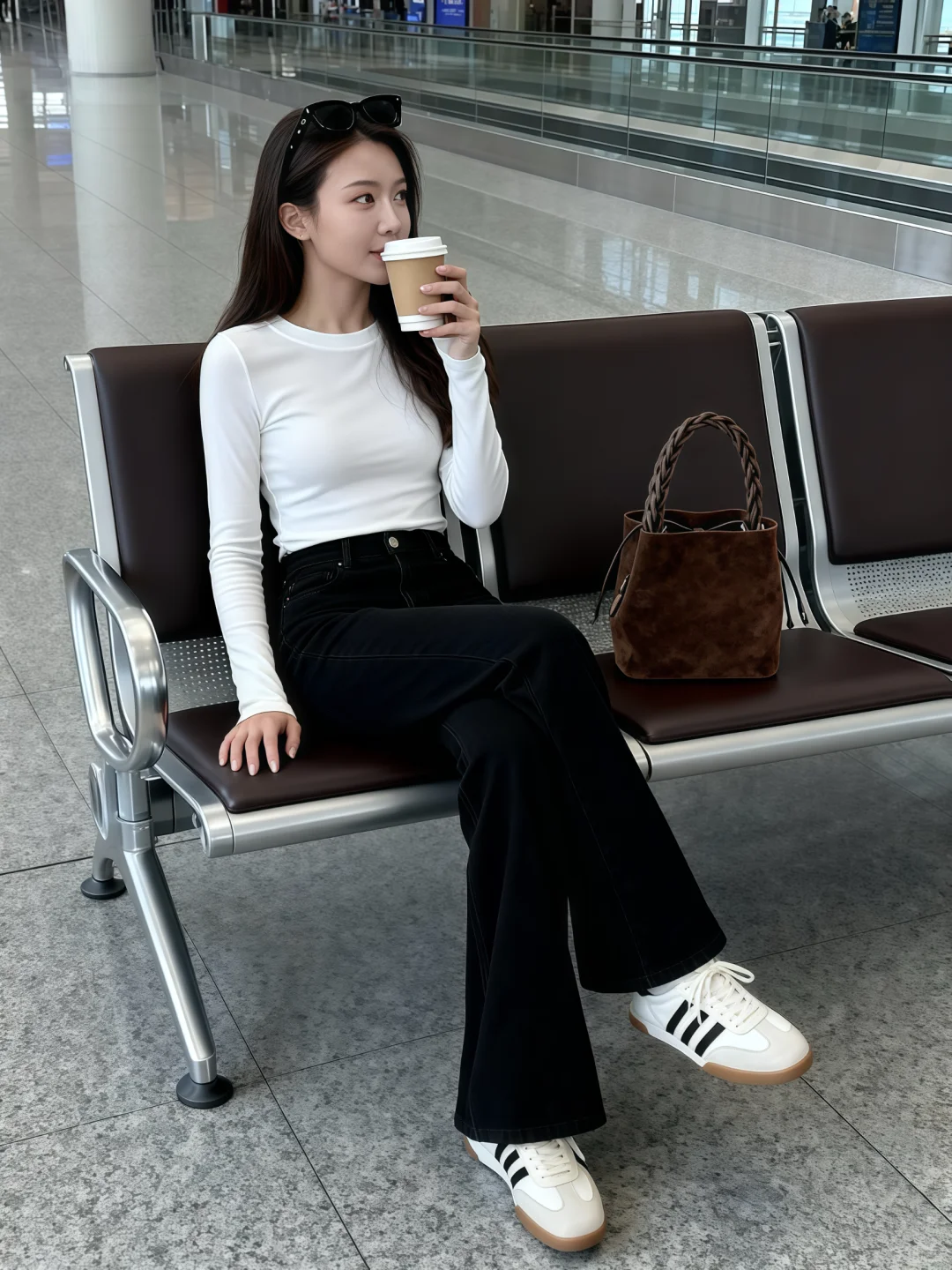 今日通勤穿搭，基础款才是高智感