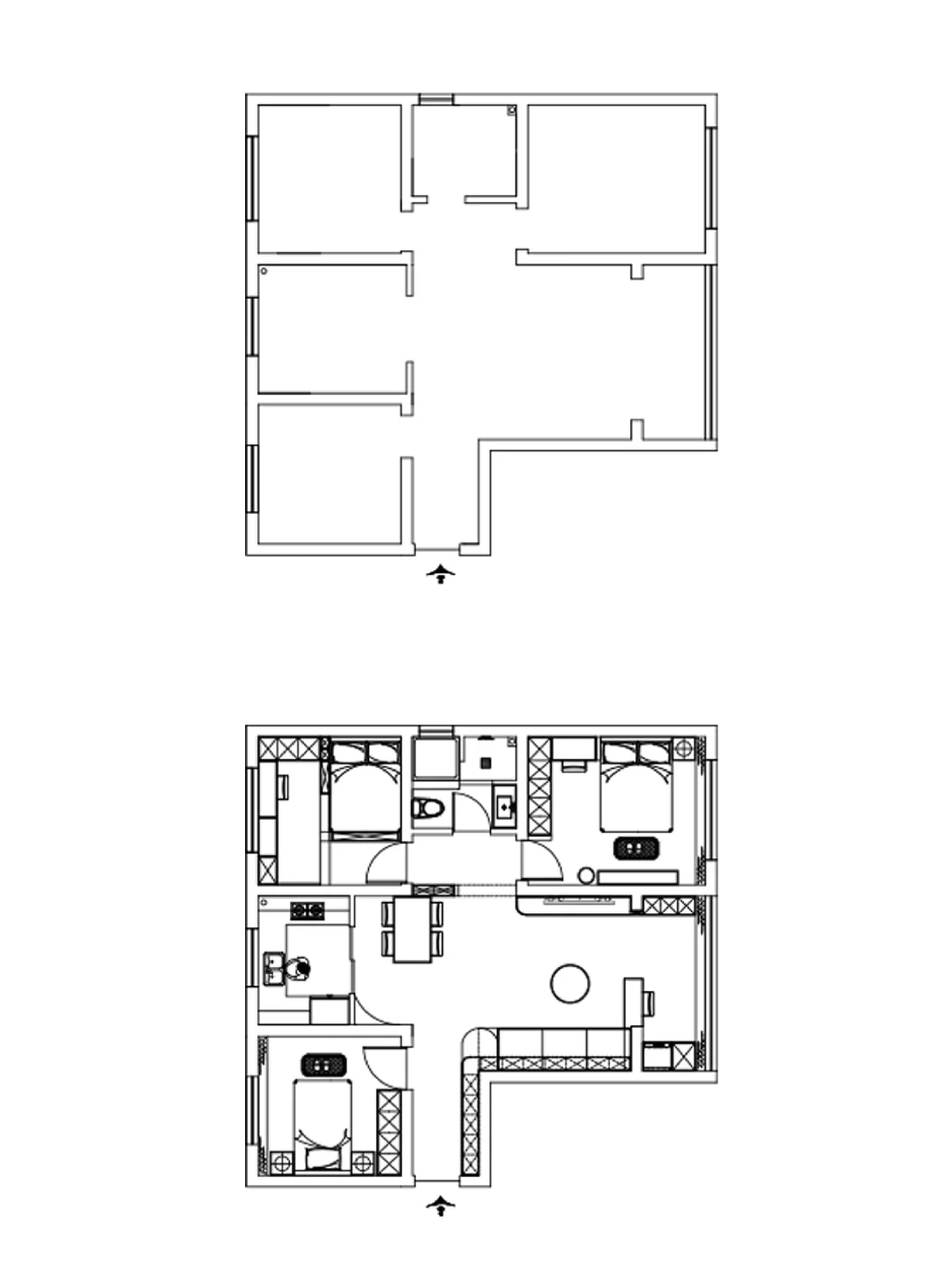 上海72m²地台沙发+复古风,✨被业主赞爆啦~