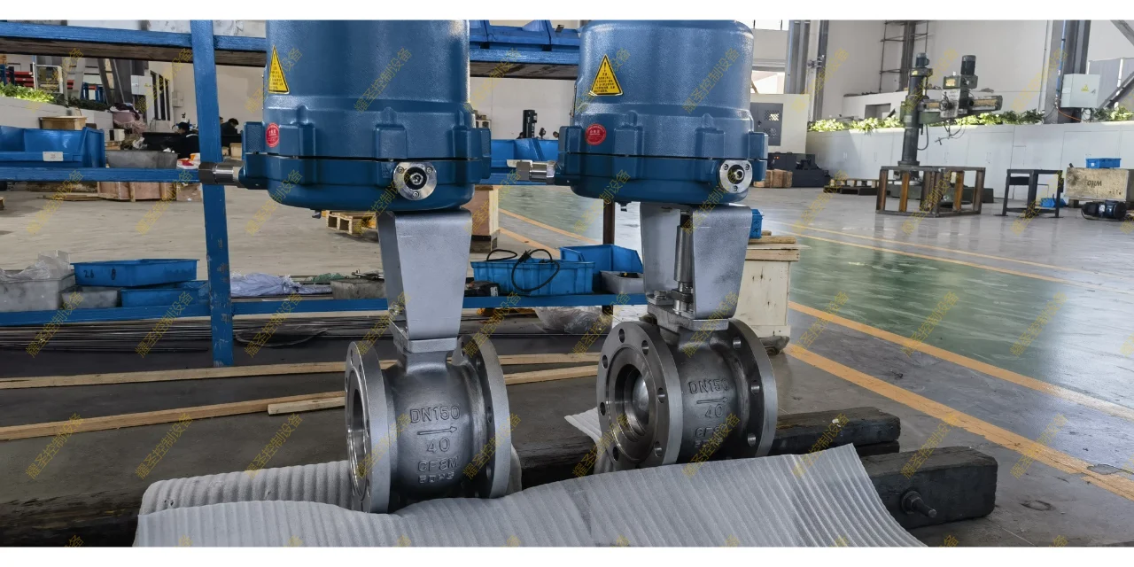 耀圣电动 V 槽球阀——高效控制的理想选择