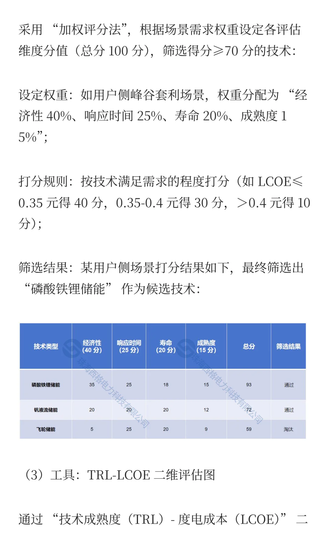 西格电力储能技术路线图的破局之道