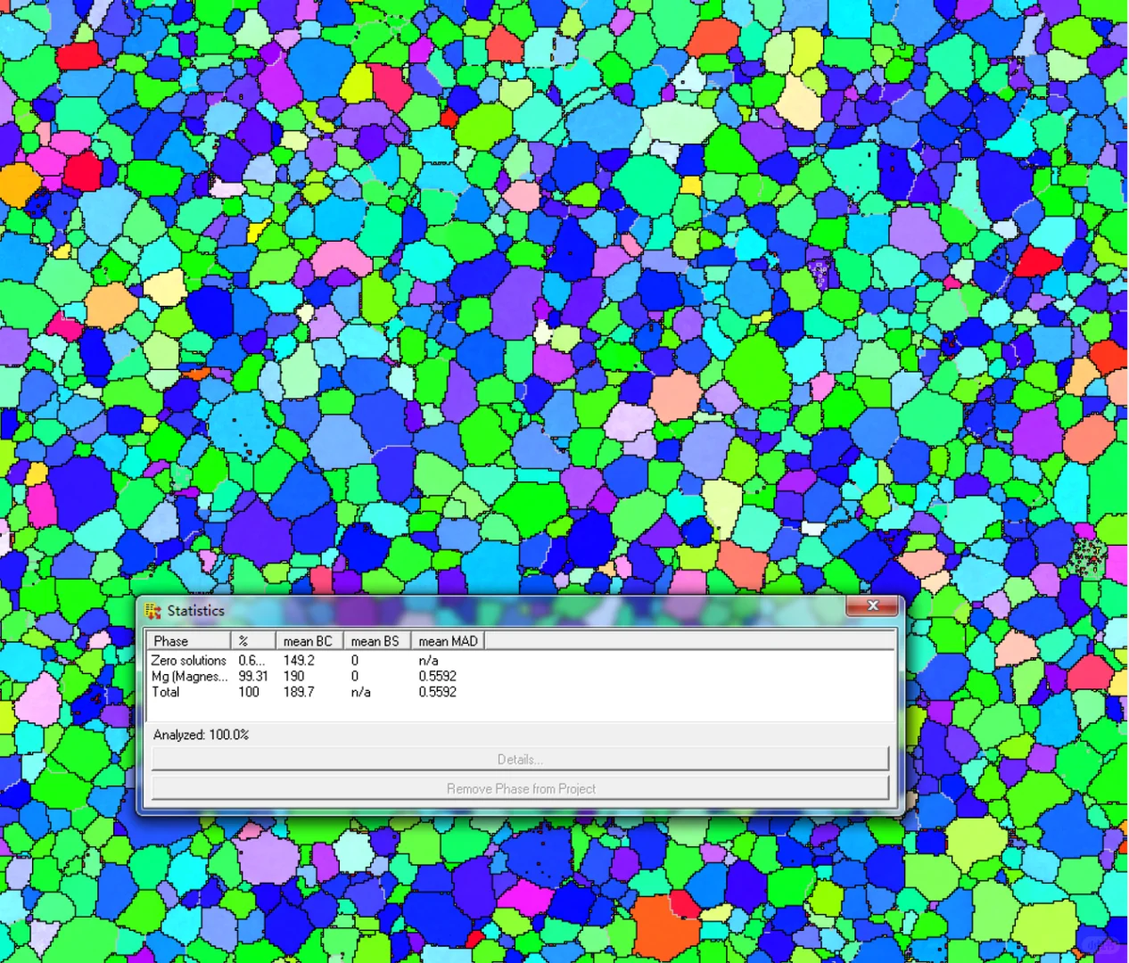 镁合金、铝合金、钛合金EBSD
