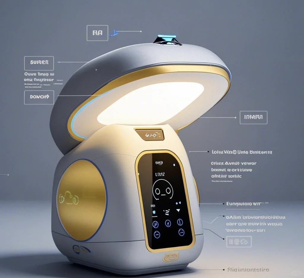 概念学习伴侣台灯:启明!你懂学习它懂你!