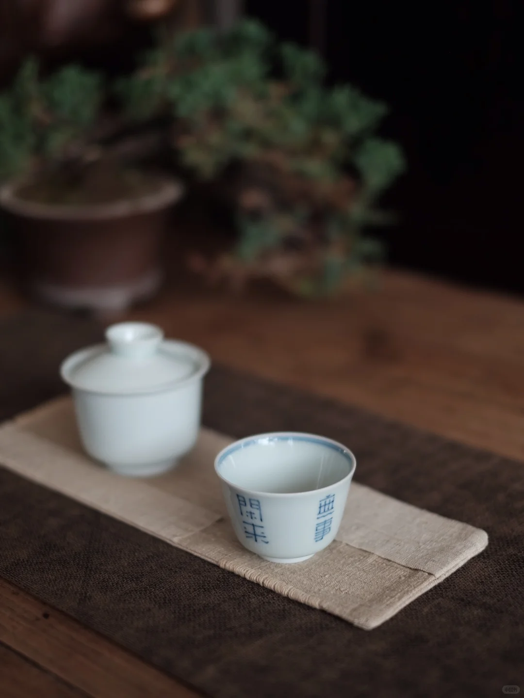 野生柞蚕丝拼布茶巾