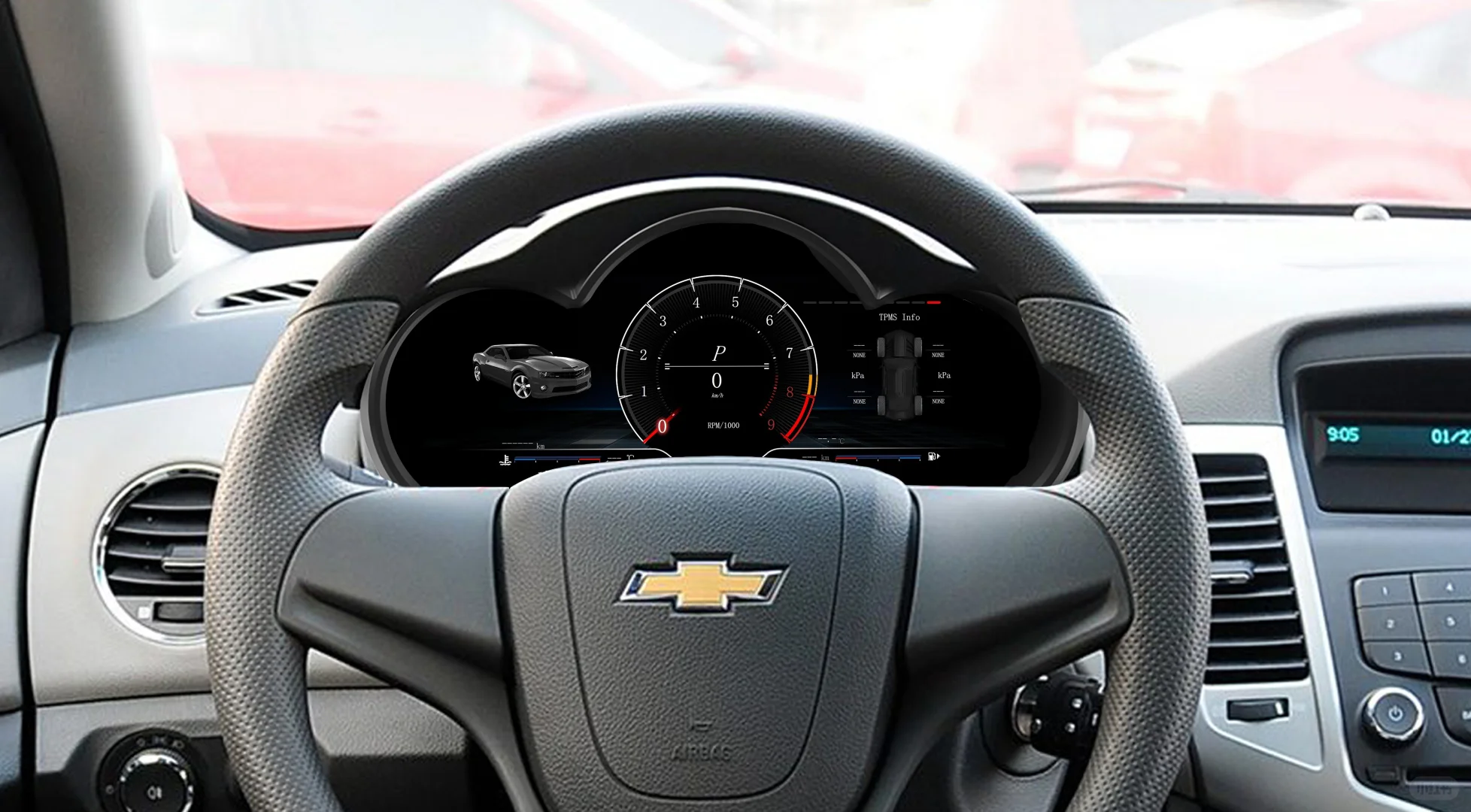 经典科鲁兹液晶仪表