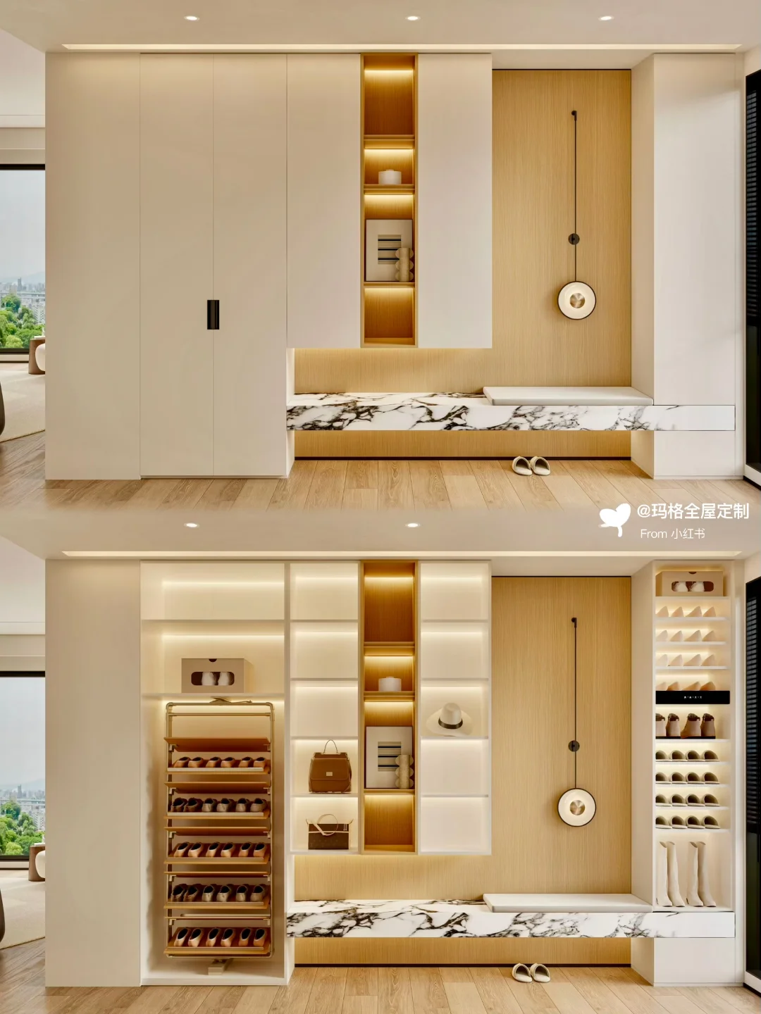 小户型都来抄原木极简风!大平层既视感?